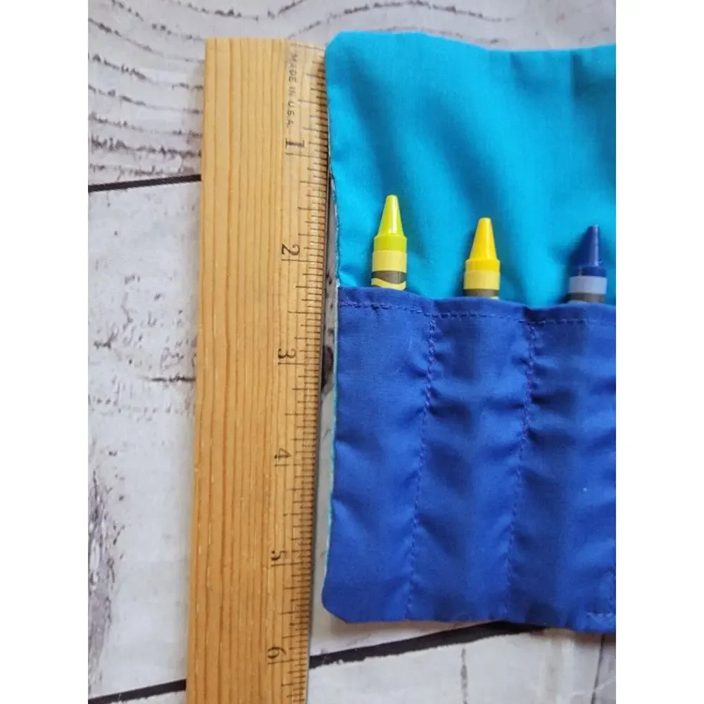 Olaf Crayon Holder Wallet 10 Crayons Handmade